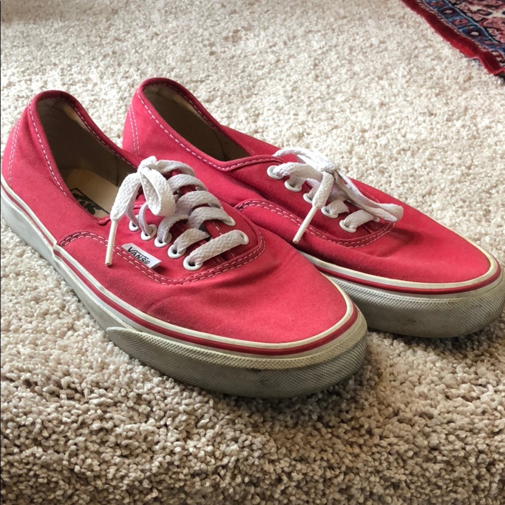 Women’s Red vans size 9